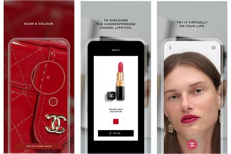 Chanel lance Lipscanner, une application de réalité .